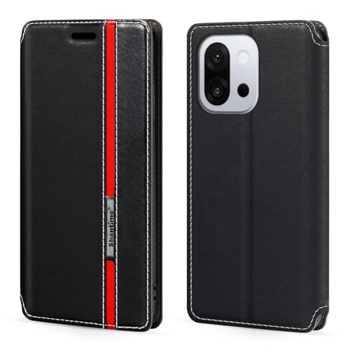 Shantime �N���V�b�N�X�g���C�v���U�[���P�[�X OnePlus 15T 5G �Ƃ̌݊������� �B���}�O�l�b�g �J�[�h���[ �R���g���X�g�z�F�f�U�C��(�u���b�N)