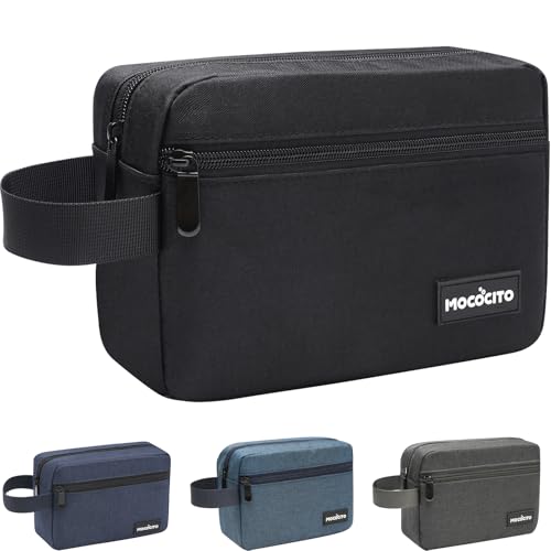 MATERIALE RESISTENTE E DURATURO - Realizzata con tessuto di nylon 600D di alta qualità, questa borsa da toilette è resistente all’usura e all’abrasione. Le cuciture rinforzate e la cerniera di alta qualità assicurano una durata eccezionale. Ideale come beauty case resistente e durevole