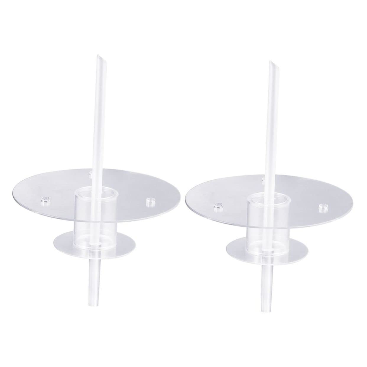 ABOOFAN 2Pcs 1Set Modeling frame decorative cake stand cupcake display convenient baking tools cupcake base household props baking tools base making tools wishing Tree cake