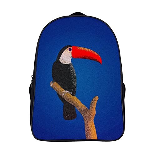 Sac à dos scolaire toucan coloré pour donner le sourire aux enfants à l'école