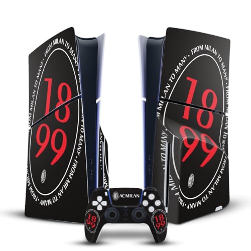 Autocollant AC Milan PS5 Slim pour transformer votre salon de gamer