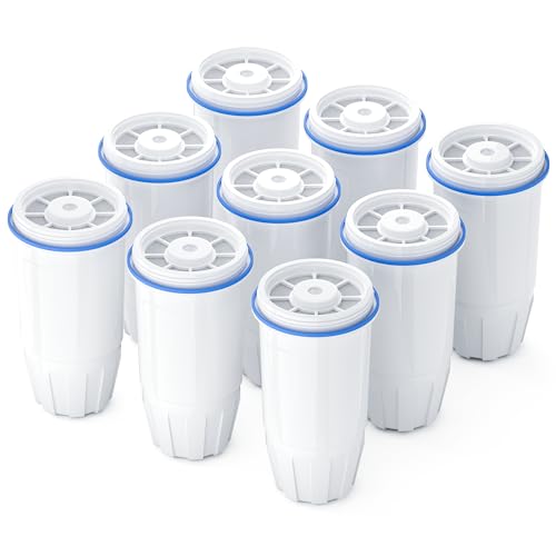 Image of BOGDA 9 Pack Water Filter Replacement, 5-Stage Compatible with Zero Pitcher and Dispenser, Fit for ZR-001, ZR-017, ZR-004, etc.