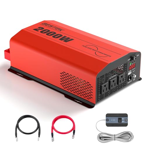 Bestek 2000W Pure Sine Wave Power Inverter for $112 + free shipping