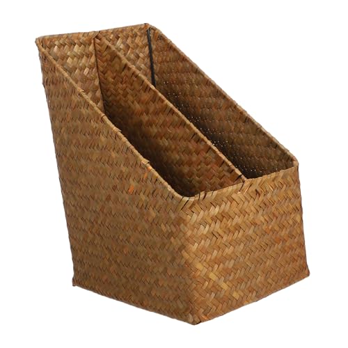 CHILDWEET Retro Style Paperboard File Holder for Efficient Storage of Documents Magazines and Books Versatile for Classroom Office