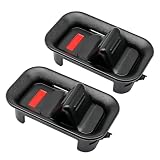 Weonaroll 2PCS Door Lock Switch Knob Front & Rear Fit for Chevy Avalanche Silverado Suburban Tahoe GMC Sierra Yukon 1999-2006 for Cadillac Escalade ESV EXT Replace#15172121 75397