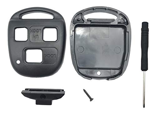 Replacement Key Fob Shell Case Fit for Lexus ES GS GX IS LS LX RX SC IS300 IS330 ES300 ES330 RX300 RX330 RX350 LX470 GS300 GS400 GS430 GX470 RX400h SC430 Keyless Entry Remote Car Key Fob Cover Casing