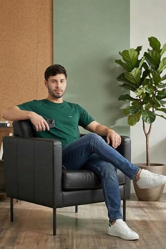 Image of EXCELLO Men's 100% Pure Cotton T-Shirt || Super Soft, Breathable, Premium Material.