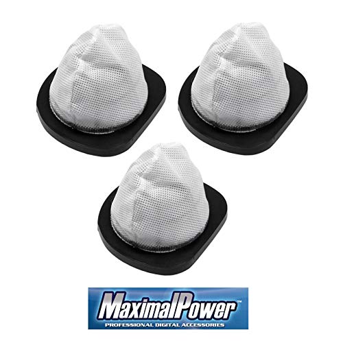 MaximalPower Replacement Vacuum Filter 3-in-1 Stick Vac for Bisell BIS 203-7423 | Compatible with Parts No. 38B1 1059 10591 10592 10594 (3 Filters)