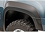 Bushwacker 40107-02 GMC Extend-A-Fender Flare - Front Pair,Black Finish