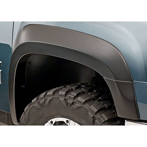 Bushwacker 40107-02 GMC Extend-A-Fender Flare - Front Pair,Black Finish