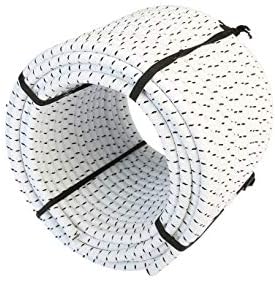 MAGMA Rolka Liny Elastycznej Magma Lina Bungee Średnicy 8mm do Wędkowania, Żeglowania, Pływania, Obozowania, Krycia Plandeką Do Użytku w Domu, na Dworze, w Kuchni, Warsztacie i Ogrodzie (50m, Czarny)