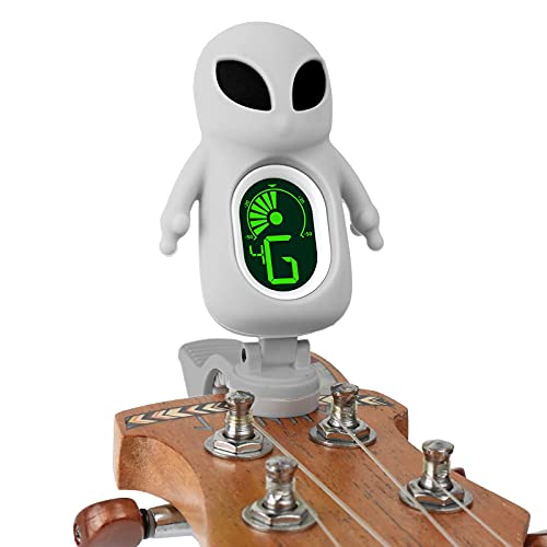 SWIFF Guitar Tuner Clip-On with Digital LCD Display for All String Instruments with Acoustic, Bass, Ukulele,Violin Headstock Accessories - Thumbnail 2