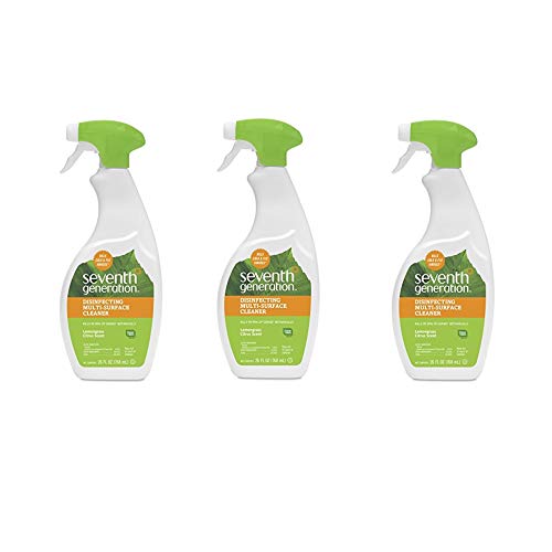 Seventh Generation Botanical Multi-surface Disinfecting Cleaner, Lemongrass Citrus, 26 fl oz (3 pack)