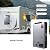 MECUTP 20L LPG Propane Gas Hot Water Heater, 5.28 GPM Outdoor Tankless Water Heater Instant Boiler Digital Display with Shower, Overheat Protection, for Camping Trips Boat Cabins