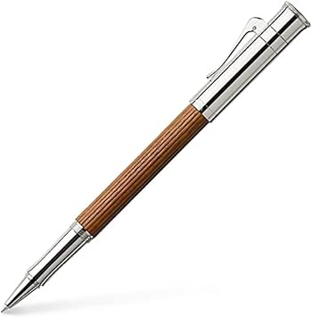 Faber Castell 145510 Ballpoint Pen, Water-Based, Classic Collection, Pernambuco, Platinum Coating