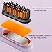 Numoya Portable Straightener Brush - GoBrush Pro, 4 Temp Wireless Negative Ions Hair Straightener Comb, Go Brush Pro Numoya Straightener, 20s Fast Heating, Straightener & Curling 2 In 1 (A3)