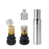 2 Stück Tubeless Ventil,Scooter Roller Aufpumpen Ventilverlängerung Zubehör Set,Escooter Reifen Valve Tubeless-Ventile für Segway Ninebot Max G30 G30d Xiaomi M365 Pro Pro2 1s Trittbrett Vmax Vx2