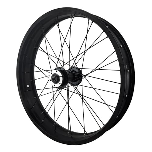 Genérico Rueda Delantera De Bicicleta Gorda, 20x4,0, 20 Pulgadas, 36H, 12G, Radios, 135mm, Buje De Freno De Disco, Piezas De Bicicleta