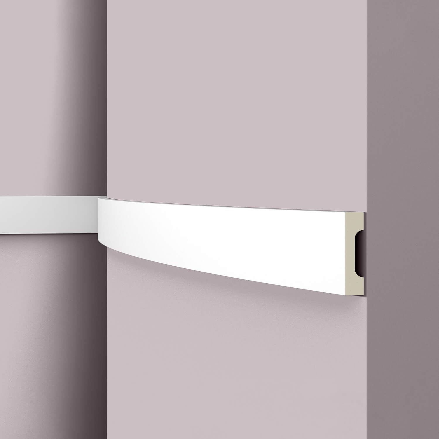 Cimaise WD2 FLEX WALLSTYL moulure en polyurethane haut de gamme par NMC