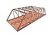 War World Scenics Double Track Hi-Detail Red Girder Bridge 400mm â€“ OO/HO Model Railway Diorama