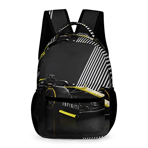 Sac à dos d'école voiture de course pour soulager le dos des adolescents