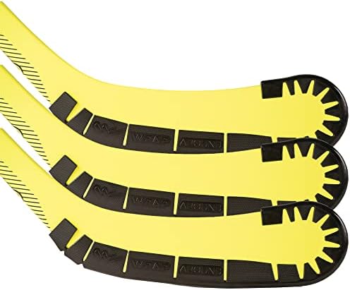 Hockey Wrap Around Stick Blade Protector - Hockey Training Equipment for Off Ice Practice - Accessories, Gear (Black, 3 Pack)
