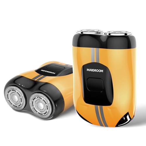 電気 シェーバー 電動 髭剃り メンズ 回転式 メンズ ひげそり 電動カミソリ バリガン ミニシェーバー 小型 コンパクト プレゼント ギフト