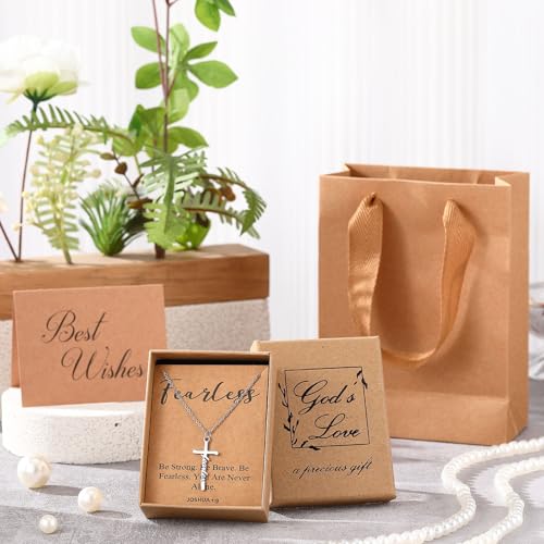 Tondiamo Faith Cross Necklace for Women Mother's Day Gifts Birthday Gifts Christian Jewelry Faith Gift for Women Mom Wife - Image 4