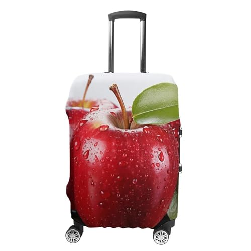 Red Apple Fruit Luggage Cover, Washable Elastic Suitcase Cover Protector Fit 18-32 Inch Luggage