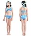 Mermaid Tails,Mermaid Tails for Swimming Girls Swimsuit Princess Bikini Set Bathing Suit Swimmable Costume (No Monofin)