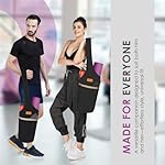 ALLEN & MATE 100% Cotton Unisex Yoga Mat Bag – Versatile Carrier with Mat Straps, Large Storage Pockets Fits Yoga & Pilates Mats - Image 3