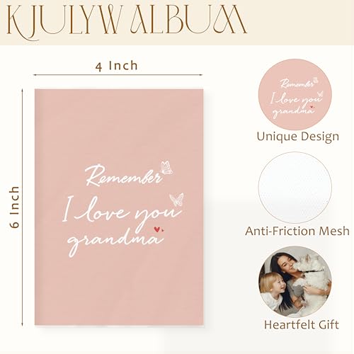 Álbum de fotos para abuela, regalo para el Día de la Madre o cumpleaños, tamaño 4x6 pulgadas, para 36 fotos, diseño personalizable miniatura 7