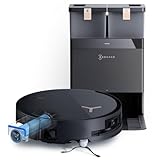 ECOVACS DEEBOT X8 PRO Omni Saugroboter mit Wischfunktion, OZMO Roller mit kontinuierliches Wischen & Selbstreinigung, 18.000 Pa, 12-in-1 Station, 40–75 °C Heißwasser-Moppreinigung, YIKO-GPT