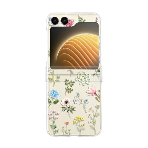 Protection Samsung Galaxy Z Flip 5 avec bracelet bouquet pour le quotidien urbain