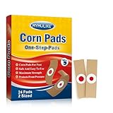 Corn Removal Pads, 24 Count MYMULIKE Corn Plasters Relief Corn Pain, Corn Remover for Feet, Hand, Toe for Feet Care and Wart Remover Corn Cushions Pads Foot Care