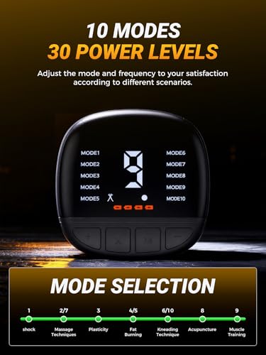 Kit de electroestimulador EMS de 5 piezas, dispositivo recargable para tonificación de abdomen, brazos y piernas, mejora la fuerza del core, recuperación post-entrenamiento y modelado corporal para hombres y mujeres miniatura 6