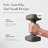 WeGym SafeGrip Square Dumbbells with Anti Slip Handles, Aesthetic Free Weights for Home Workouts, Stable Design Prevents Rolling during Floor Exercises