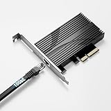 SABRENT 10 Gigabit Ethernet PCIe Netzwerkadapter – PCIe 3.0 x4 Karte,...