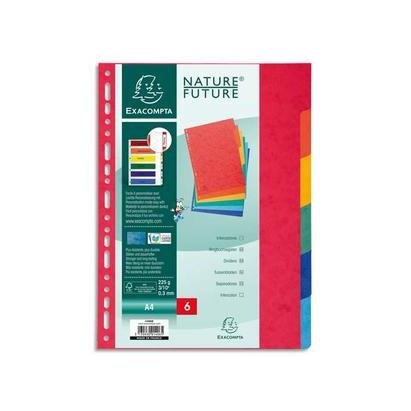 LOT DE 10 paquets INTERCAL. A4 CARTE LUSTREE 6 POSITIONS