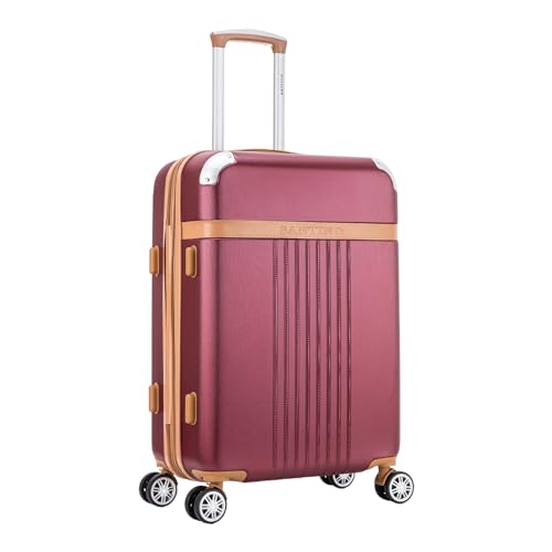 Mala de Viagem Médiaa de Despacho 23 kg Rígida ABS com 4 rodas duplas 360º e trava de segredo numéri