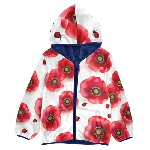 CHIFIGNO Girls Boys Zip up Hoodie Boys Jackets Boys Clothes with Pockets for Toddler and Kids