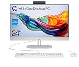 HP 24” All-in-One Desktop PC | Intel® Core™ i5 i5-1335U Processor | 8 GB RAM | 512 GB SSD | Intel Iris Xe Graphics | FHD Display | Windows 11 Home | Dual Speakers | Shell White | 24-cr0047sa