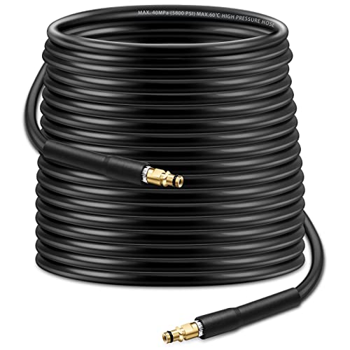 20M Manguera para Hidrolimpiadora,Compatible Con Limpiadores de Alta Presión Kärcher K2 K3 K4 K5 K6 K7,Manguera de Repuesto para Lavadora de Alta PresióN para Lavar Coches y Limpiar Tuberías Cover
