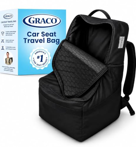 Graco Car Seat Travel Bag, Padded Water Resistant Backpack for Air Travel - image 1
