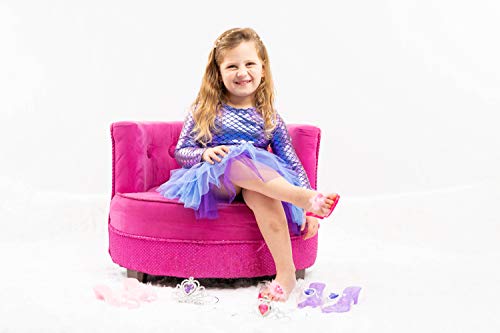Little Princess Deluxe Girl Dress Up and Role Play Slippers and Jewelry Set - Thumbnail 3
