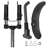 Horquilla Suspensión Delantera de 37.5Cm para MI M365/PRO, Soporte de Acero de Aleación de Disco Freno Motocicleta Bicicleta Scooter Eléctrico Tubo Delantero Choque Bicicleta