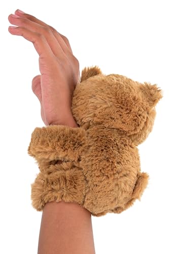 Image of Webby Adorable Teddy Wrist Band Soft Toys | Slap Bracelet for Party Favors | Plush Stuffed Animal | Christmas | Birthday Gift | Party Surprise for Kids Teenager Boys and Girls