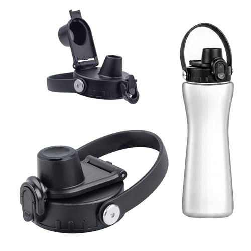 1PCS Replacement Lid for All Cirkul Water Bottle Auto Flip Lid for Simple Modern and Hydro Flask Wide Mouth 12-64oz Compatible with Iron Flask and Takeya and other wide mouth bottle