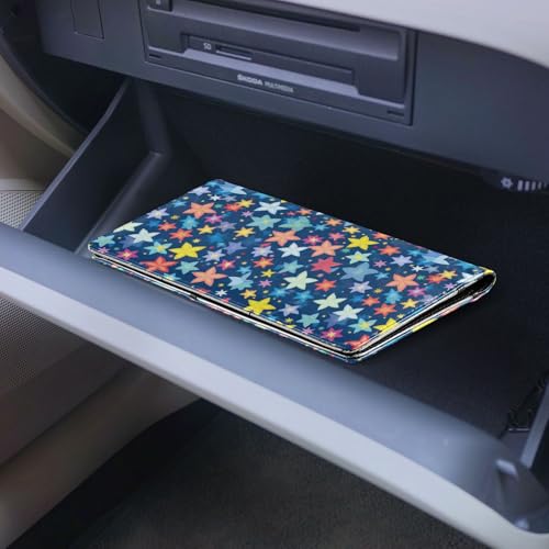 Organizador de documentos para auto cuero miniatura 5