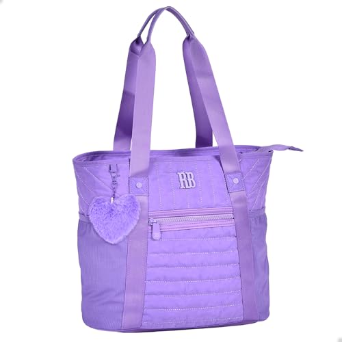Bolsa Grande Rebecca Bonbon RB2971 Lilás Tote Bag Oficial
